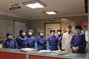 گزارش تصویری مدافعان سلامت و قهرمانان مبارزه با ویروس کرونا در بیمارستان بهارلو